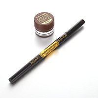 MYEDO Natural Waterproof Eyeliner Pen Eyebrow Cream Set Makeup Eye Liner Long Lasting
