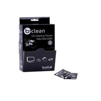 Bollé B100 B-Clean 100 Cleaning Tissues Dispenser, Anti-Static, Anti-Bacteria, Anti-Reflective Alcohol and Silicone Free