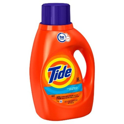Tide 2X HE Laundry Detergent Clean Breeze, 50 fl oz, 32 Ld