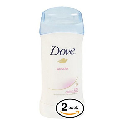 Dove Antiperspirant Deodorant (2.6 Ounce,2 count, Powder)