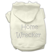 Mirage Pet Products Home Wrecker Hoodies, Cream, X-Large