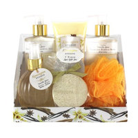 Swissco Kensington Studio 7-Piece Spa Gift Set, Vanilla Spice