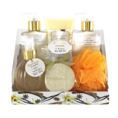 Swissco Kensington Studio 7-Piece Spa Gift Set, Vanilla Spice