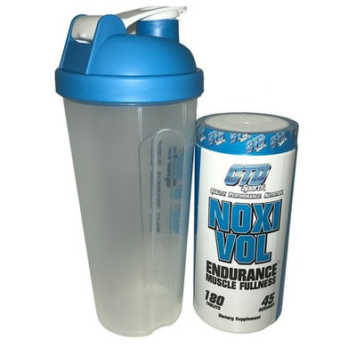 Free Shaker Cup Promo. Nitric Oxide Supplement, Powerful Muscle Building NO Booster with L-Arginine, Noxivol 180 Tablets
