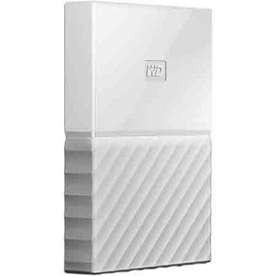Western Dig Tech. Inc Wd - My Passport 1TB External USB 3.0 Portable Hard Drive - White