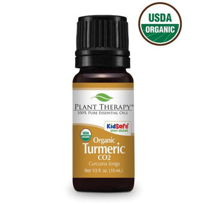 Plant Therapy Organic Turmeric CO2 Essential Oil 10 mL (1/3 fl. oz.) 100% Pure, Undiluted, Therapeutic Grade