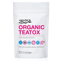 MatchaDNA TEATOX Slimming Detox Tea With Matcha Green Tea Powder 14 Teabags 14 Day Supply