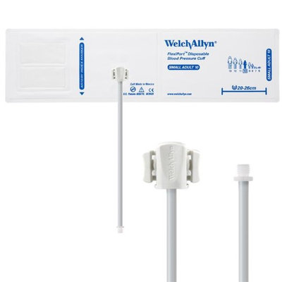 Welch Allyn WEL SOFT-10-1SC Flexiport Blood Pressure Cuff for Screw Connector Small Adult - Pack of 20