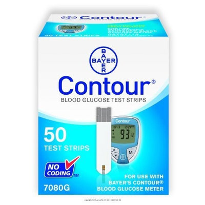 Bayer's Contour Blood Glucose Test Strips
