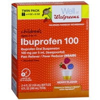 Walgreens Children's Pain Relief Suspension Liquid 2 Pack Grape