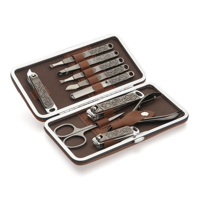 Nail Clipper Travel Set 10-In-1 Manicure Pedicure Kits Professional Tools