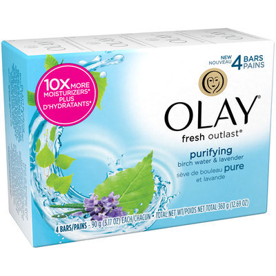 Olay Fresh Outlast Purifying Birch Water & Lavender Beauty Bar