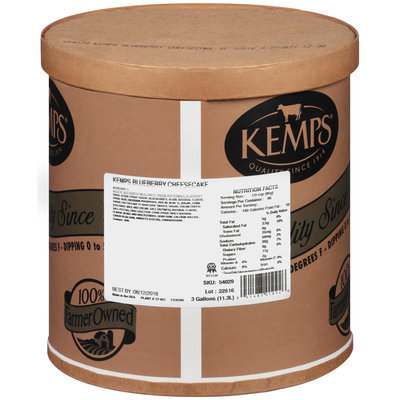 Kemps® Blueberry Cheesecake Ice Cream 3 gal. Tub