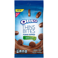 Nabisco Oreo Sandwich Cookies Thin Bites Fudge Dipped Mint Creme