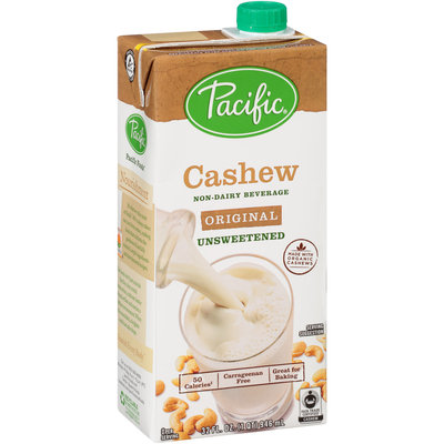 Pacific® Original Unsweetened Cashew Non-Dairy Beverage 32 fl. oz. Aseptic Carton
