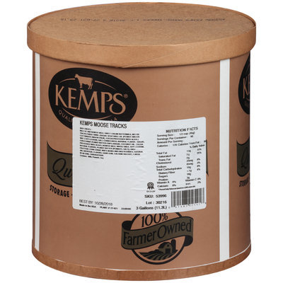 Kemps® Moose Tracks Ice Cream 3 gal. Tub