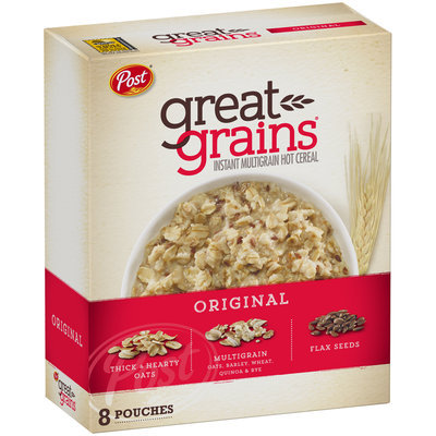 Post® Great Grains® Original Instant Multigrain Hot Cereal 11.8 oz. Box