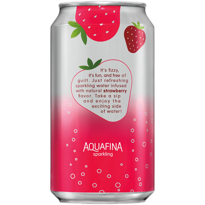 Aquafina Strawberry Sparkling Water Beverage