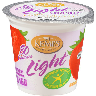 Kemps® Light Strawberry Nonfat Yogurt 6 oz. Cup