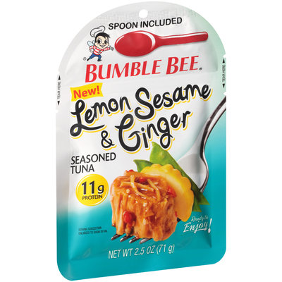 Bumble Bee® Lemon Sesame & Ginger Seasoned Tuna 2.5 oz. Pouch