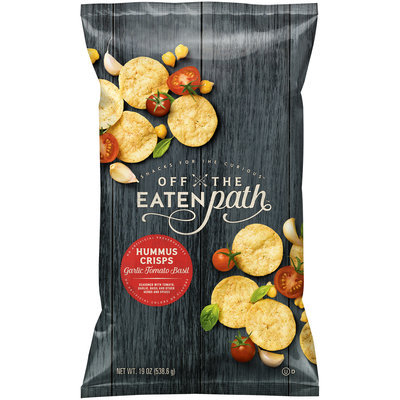 Off the Eaten Path™ Garlic Tomato Basil Hummus Crisps 19 oz. Bag