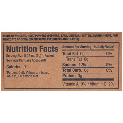 Texas Pete® Hot Sauce 200-7g. Packets