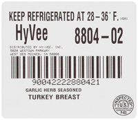 Hyvee® Garlic Herb Seasoned* Turkey Breast with Broth