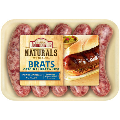 Johnsonville® Naturals Original Brats 16 oz. Tray