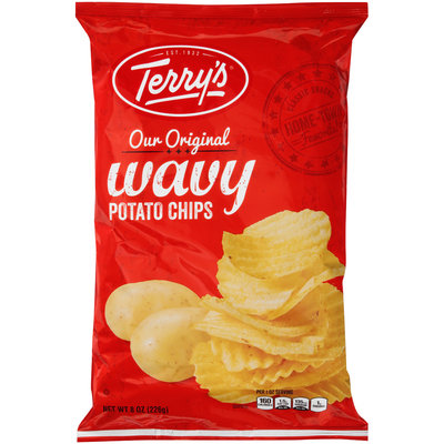 Terry’s® Our Original Wavy Potato Chips 8 oz. Bag
