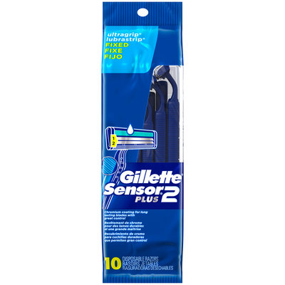 Gillette® Sensor2® Plus Disposable Razors 10 ct Pack