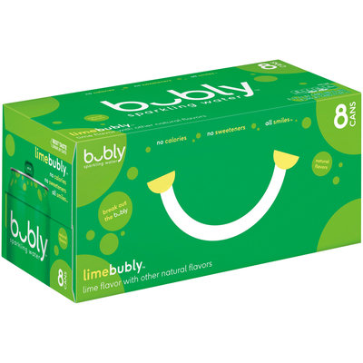 Bubly Lime Bubly™ Sparkling Water 8-12 fl. oz. Cans