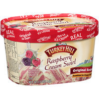 Turkey Hill Raspberry Cream Swirl Premium Ice Cream & Sherbet 48 fl. oz.