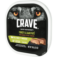 Crave™ Turkey & Lamb Pate Premium Dog Food 3.5 oz. Tray