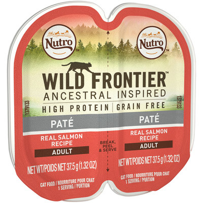 Nutro™ Wild Frontier™ Ancestral Inspired Pate Real Salmon Recipe Adult Cat Food 2-1.32 oz. Trays