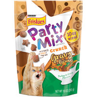 Friskies® Party Mix Crunch Gravy-licious Turkey & Gravy Flavors Cat Treats