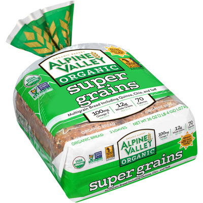 Alpine Valley™ Organic Super Grains™ Bread 2-18 oz. Bag