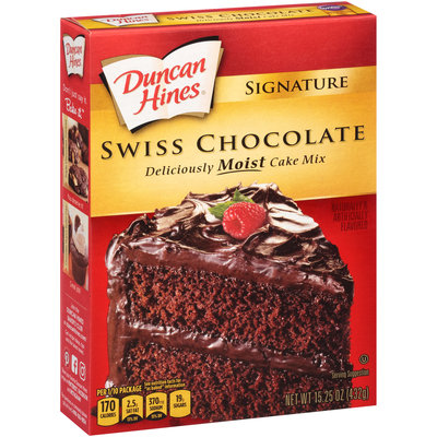 Duncan Hines® Signature Swiss Chocolate Cake Mix 15.25 oz. Box
