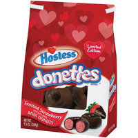 Hostess® Donettes® Frosted Strawberry Mini Donuts 9.5 oz. Stand Up Bag