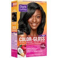 Softsheen-Carson® Dark And Lovely® Color-Gloss Ultra Radiant Color Creme 01 Rich Black 1 kt Box