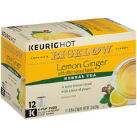 Bigelow® Lemon Ginger Herbal Tea K-Cup Pods 1.2 oz. Box