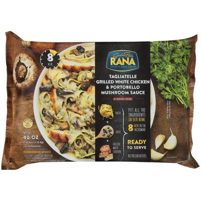 Rana® Grilled White Chicken & Portobello Mushroom Sauce Tagliatelle 40 oz. Pack