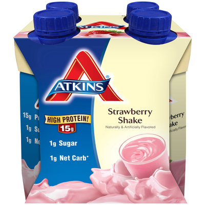 Atkins® Strawberry Shakes 4-11 fl. oz. Cartons