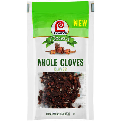 Lawry's® Casero Whole Cloves 0.25 oz. Pouch