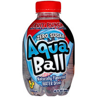 AquaBall™ Fruit Punch Naturally Flavored Water Drink 10 fl. oz. Bottle