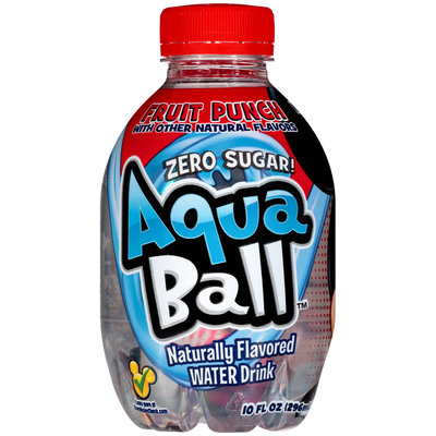 AquaBall™ Fruit Punch Naturally Flavored Water Drink 10 fl. oz. Bottle