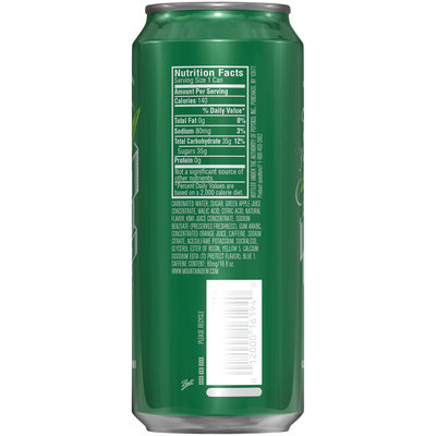 Mtn Dew® Green Label™ Soda 16 fl. oz. Can