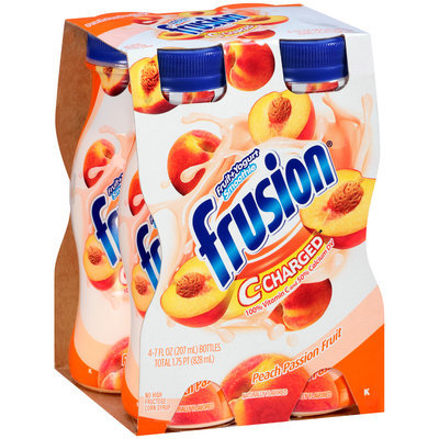 Frusion® Peach Passion Fruit Fruit+Yogurt Smoothie 4-7 fl. oz. Plastic Bottles
