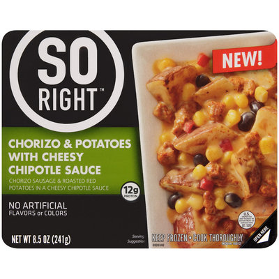 So Right™ Chorizo & Potatoes with Cheesy Chipotle Sauce 8.5 oz. Box