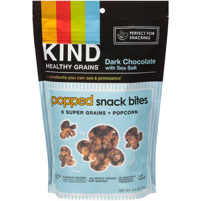 KIND® Dark Chocolate With Sea Salt Popped Snack Bites