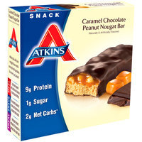 Atkins® Caramel Chocolate Peanut Nougat Bars 5-1.6 oz. Bars
